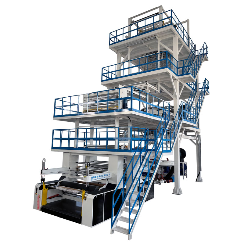 Máquina de película soplada de coextrusión de cinco capas